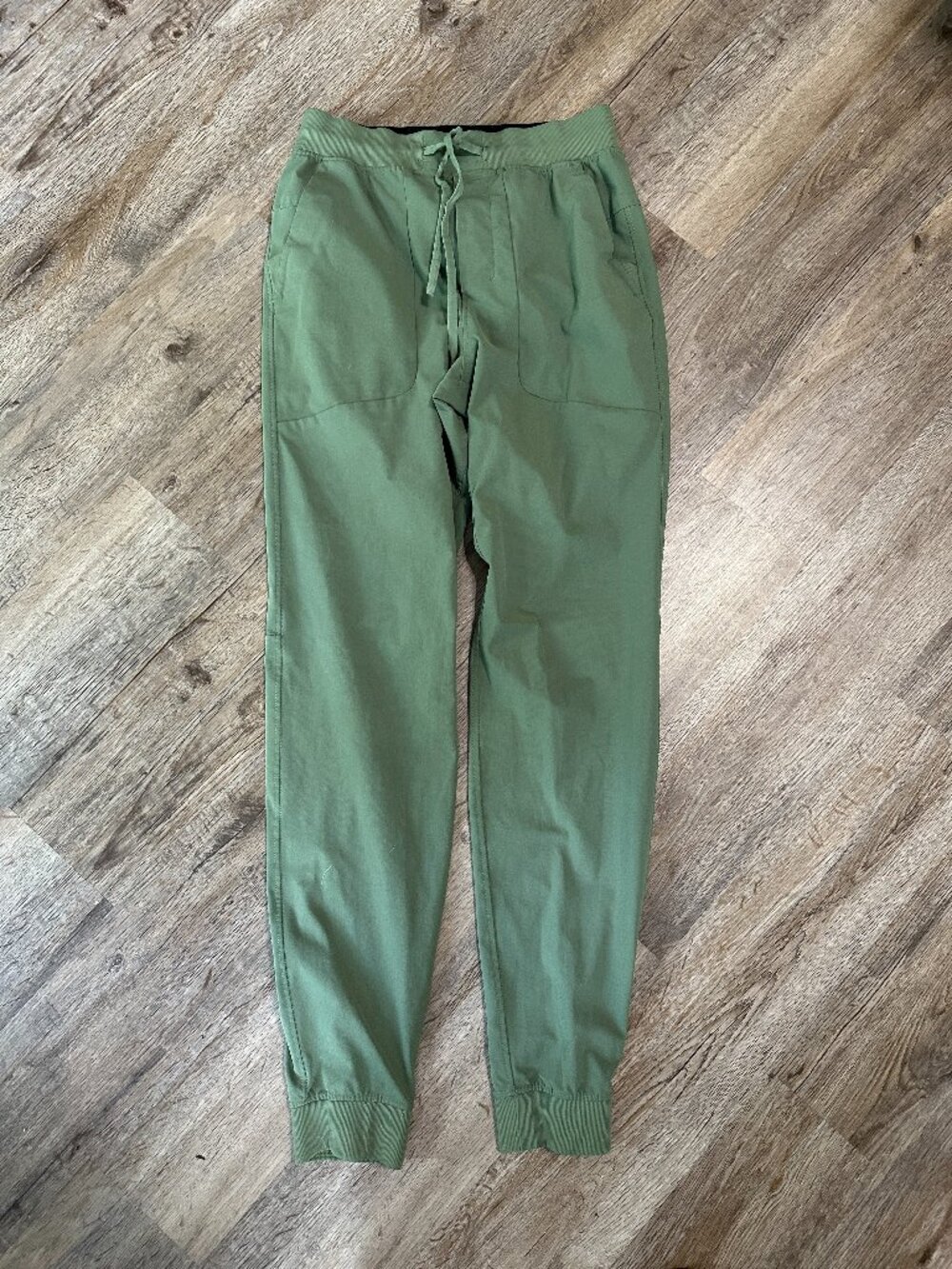 Lululemon Mens Small ABC Jogger Tall 32" Warpstreme Twill Green Sweatpants